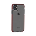 Wholesale iPhone 11 Pro (5.8in) Mesh Armor Hybrid Case (Red)